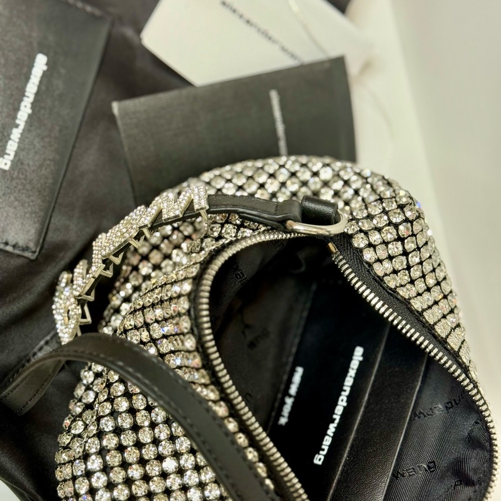 Alexander Wang Silver and Black Crossbody Bags - Picture 7 of 7